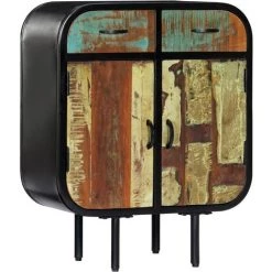 Buffet 60x30x75 Cm Bois De Récupération Massif VidaXL