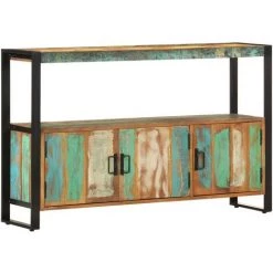 VidaXL Buffet 120x30x75 Cm Bois De Récupération Solide - Brun