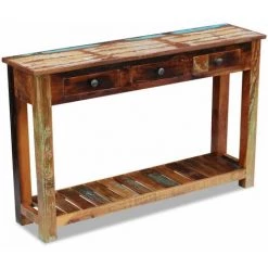 HELLOSHOP26 Buffet Bahut Armoire Console Meuble De Rangement 120 Cm Bois De Récupération Massif - Bois -Buffet et enfilade Soldes 15176933 2