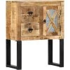 Buffet Bois De Manguier Massif 60x30x76 Cm VidaXL