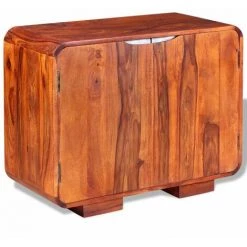 HELLOSHOP26 Buffet Bahut Armoire Console Meuble De Rangement Bois Massif De Sesham 75 Cm - Bois