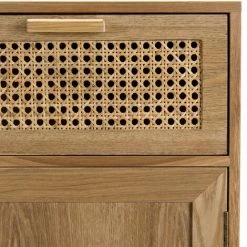 MACABANE ROMEO - Buffet Couleur Naturelle 2 Tiroirs 2 Portes Bois Cannage - Naturel 7 MACABANE ROMEO - Buffet Couleur Naturelle 2 Tiroirs 2 Portes Bois Cannage - Naturel -Buffet et enfilade Soldes 17784124 3
