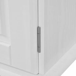 ALTOBUY LAURIE - Buffet 3 Portes 3 Tiroirs Bois Massif Vernis Blanc - Blanc 9 ALTOBUY LAURIE - Buffet 3 Portes 3 Tiroirs Bois Massif Vernis Blanc - Blanc -Buffet et enfilade Soldes 17850786 5