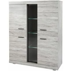 ALTOBUY TOM - Bahut 4 Portes - Gris