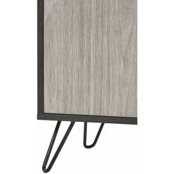 ALTOBUY ASCA - Meuble Bar 2 Portes - Gris -Buffet et enfilade Soldes 17853112 4