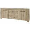 ALTOBUY VIDSEL - Buffet 2 Portes 3 Tiroirs - Marron Clair