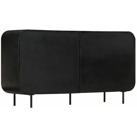 VidaXL Buffet Bois De Récupération Solide 140 X 35 X 76 Cm - Brun 3 VidaXL Buffet Bois De Récupération Solide 140 X 35 X 76 Cm - Brun – Image 3