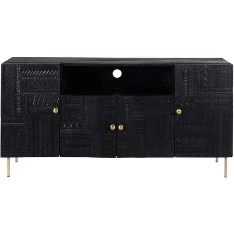 RENDEZ VOUS DéCO Buffet Chimane Noir - Noir 1 RENDEZ VOUS DéCO Buffet Chimane Noir - Noir