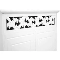 CASARIA Commode En Bois JERSEY Blanche Buffet Blanc Dressoir Style Intérieur Séjour 76cmx65cmx35cm -Buffet et enfilade Soldes 18476251 4