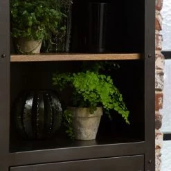 MADE IN MEUBLES Bonnetière En Bois De Manguier Lazare - Noir 6 MADE IN MEUBLES Bonnetière En Bois De Manguier Lazare - Noir -Buffet et enfilade Soldes 18478673 3