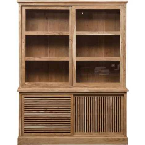 MADE IN MEUBLES Vaisselier En Bois D'acacia Salta - Marron 1 MADE IN MEUBLES Vaisselier En Bois D'acacia Salta - Marron