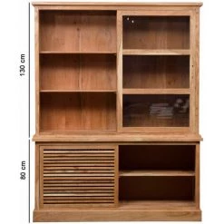 MADE IN MEUBLES Vaisselier En Bois D'acacia Salta - Marron 6 MADE IN MEUBLES Vaisselier En Bois D'acacia Salta - Marron -Buffet et enfilade Soldes 18478688 3