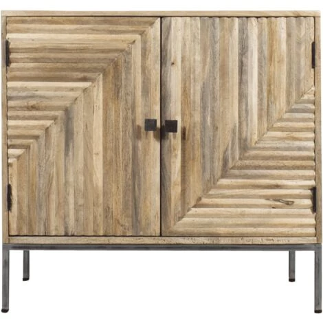 MADE IN MEUBLES Petit Buffet En Bois De Manguier Paulette - Marron 1 MADE IN MEUBLES Petit Buffet En Bois De Manguier Paulette - Marron