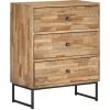 HELLOSHOP26 Buffet Bahut Armoire Console Meuble De Rangement Bois De Teck Recyclé 75 Cm - Bois