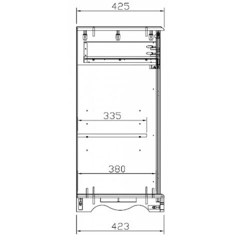 BEAUX MEUBLES PAS CHERS Buffet Blanc 2 Portes 2 Tiroirs Charme 3 BEAUX MEUBLES PAS CHERS Buffet Blanc 2 Portes 2 Tiroirs Charme – Image 3