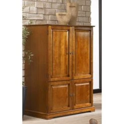 BEAUX MEUBLES PAS CHERS Armoire Informatique 4 Portes Merisier -Buffet et enfilade Soldes 18665808 5