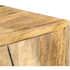 VidaXL Buffet 118x30x75 Cm Bois De Manguier Massif - Brun -Buffet et enfilade Soldes 18761214 4