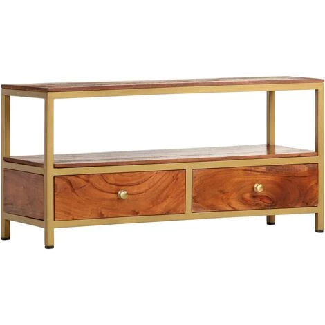 VidaXL Buffet 90x30x45 Cm Bois D'acacia Massif - Brun 1 VidaXL Buffet 90x30x45 Cm Bois D'acacia Massif - Brun