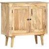 VidaXL Buffet 75 X 35 X 75 Cm Bois De Manguier Massif - Brun