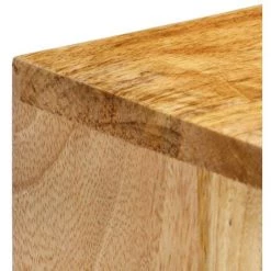 VidaXL Buffet 85 X 40 X 71 Cm Bois De Manguier Massif - Brun -Buffet et enfilade Soldes 18761743 4