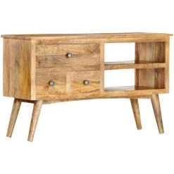 VidaXL Buffet 102x35x61 Cm Bois De Manguier Massif - Brun