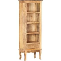 VidaXL Buffet Bois De Manguier Solide 45x30x130 Cm Couleur Naturelle - Brun