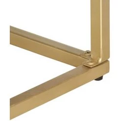 VidaXL Buffet Doré 120 X 30 X 75 Cm Bois De Manguier Massif - Or 8 VidaXL Buffet Doré 120 X 30 X 75 Cm Bois De Manguier Massif - Or -Buffet et enfilade Soldes 18762301 4