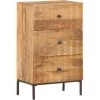 VidaXL Buffet 45x30x75 Cm Bois De Manguier Massif - Brun