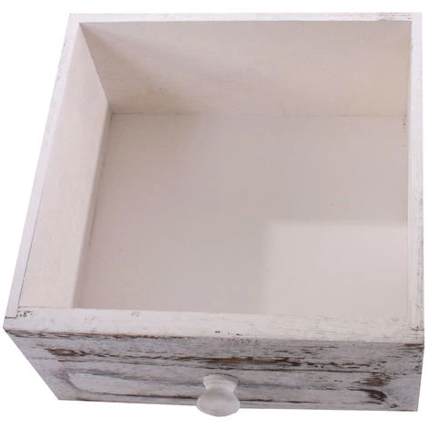 HHG Commode / Armoire, 2 Tiroirs, 30x25x90cm, Shabby, Vintage, Blanc 5 HHG Commode / Armoire, 2 Tiroirs, 30x25x90cm, Shabby, Vintage, Blanc – Image 5