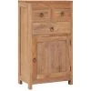 VidaXL Buffet 50 X 30 X 90 Cm Bois De Teck Massif - Brun