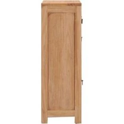 VidaXL Buffet 50 X 30 X 90 Cm Bois De Teck Massif - Brun -Buffet et enfilade Soldes 19075032 4
