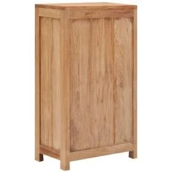 VidaXL Buffet 50 X 30 X 90 Cm Bois De Teck Massif - Brun -Buffet et enfilade Soldes 19075032 5
