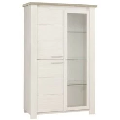 Buffet De Rangement Argentier 3 Portes Toscane - Fabrication Française - Calicosy - Blanc