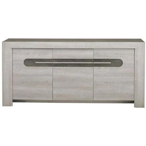 Buffet 3 Portes Couleur Chêne - Fabrication Française - CaliCosy - Chêne 1 Buffet 3 Portes Couleur Chêne - Fabrication Française - CaliCosy - Chêne