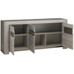 Buffet 3 Portes Couleur Chêne - Fabrication Française - CaliCosy - Chêne 9 Buffet 3 Portes Couleur Chêne - Fabrication Française - CaliCosy - Chêne -Buffet et enfilade Soldes 19294293 5