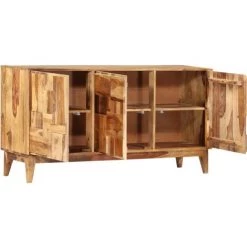 VidaXL Buffet 145x40x76 Cm Bois Massif - Brun -Buffet et enfilade Soldes 19322059 3