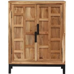 YOUTHUP Buffet Bois D'acacia Solide 60 X 35 X 76 Cm Marron 6 YOUTHUP Buffet Bois D'acacia Solide 60 X 35 X 76 Cm Marron -Buffet et enfilade Soldes 19530314 2