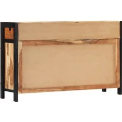 YOUTHUP Buffet 120x35x75 Cm Bois D'acacia Solide 8 YOUTHUP Buffet 120x35x75 Cm Bois D'acacia Solide -Buffet et enfilade Soldes 19531038 4