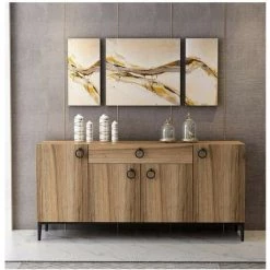 AZURA HOME DESIGN Buffet MOON 4 Portes 1 Tiroir