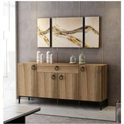 AZURA HOME DESIGN Buffet MOON 4 Portes 1 Tiroir -Buffet et enfilade Soldes 19998268 3