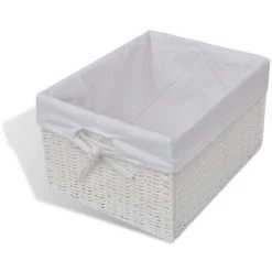 ASUPERMALL Buffet De Rangement Blanc -Buffet et enfilade Soldes 21369725 4