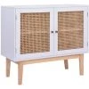 ASUPERMALL Buffet Blanc 88,5x40x80 Cm MDF