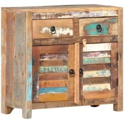 VidaXL Buffet 70x30x68 Cm Bois De Récupération Solide - Brun