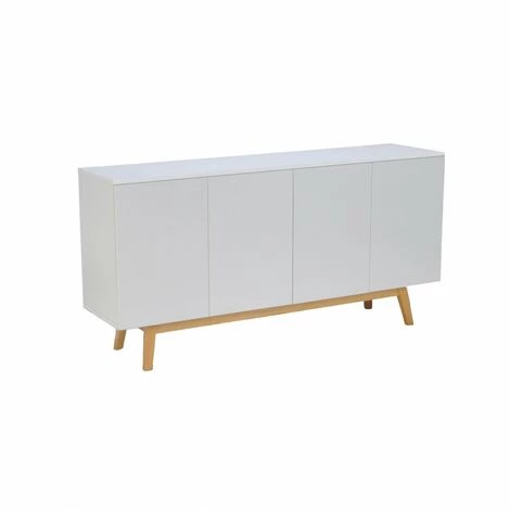 LE QUAI DES AFFAIRES Bahut HOME 4 Portes 2 Tiroirs / Blanc/ L 2 LE QUAI DES AFFAIRES Bahut HOME 4 Portes 2 Tiroirs / Blanc/ L – Image 2