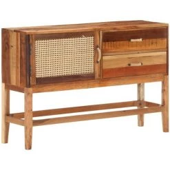 VidaXL Buffet 118x30x76 Cm Bois De Récupération Massif - Brun