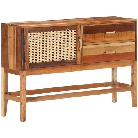 VidaXL Buffet 118x30x76 Cm Bois De Récupération Massif - Brun 1 VidaXL Buffet 118x30x76 Cm Bois De Récupération Massif - Brun