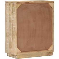 Topdeal Buffet 60 X 30 X 75 Cm Bois De Manguier Massif -Buffet et enfilade Soldes 23080647 4