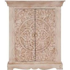 Topdeal Buffet 65 X 30 X 75 Cm Bois De Manguier Massif -Buffet et enfilade Soldes 23080678 3