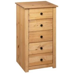 Topdeal Buffet 46x40x89 Cm Pin Gamme Panama -Buffet et enfilade Soldes 23211741 4