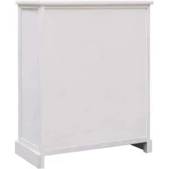 Topdeal Armoire à Tiroirs Blanc 60 X 30 X 75 Cm Bois 9 Topdeal Armoire à Tiroirs Blanc 60 X 30 X 75 Cm Bois -Buffet et enfilade Soldes 23214225 5
